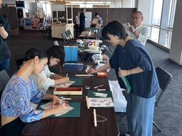 和紙切り絵体験