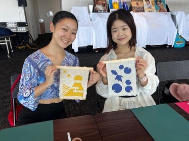 和紙切り絵体験（関東から）